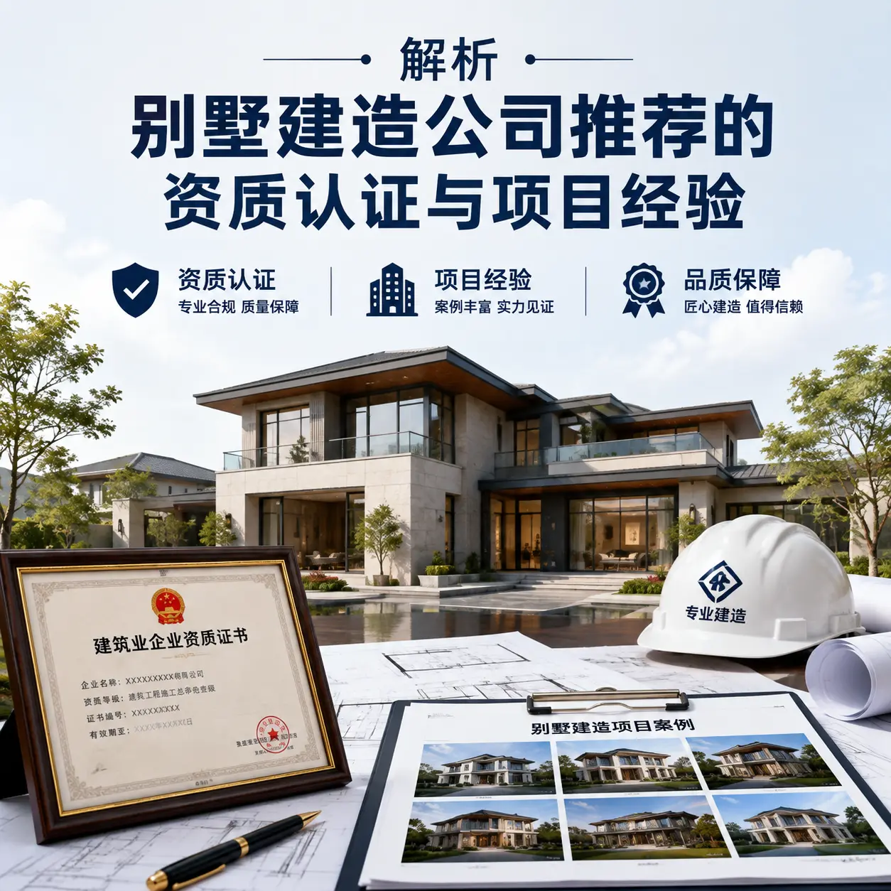 解析 兴义 别墅建造公司推荐的资质认证与项目经验