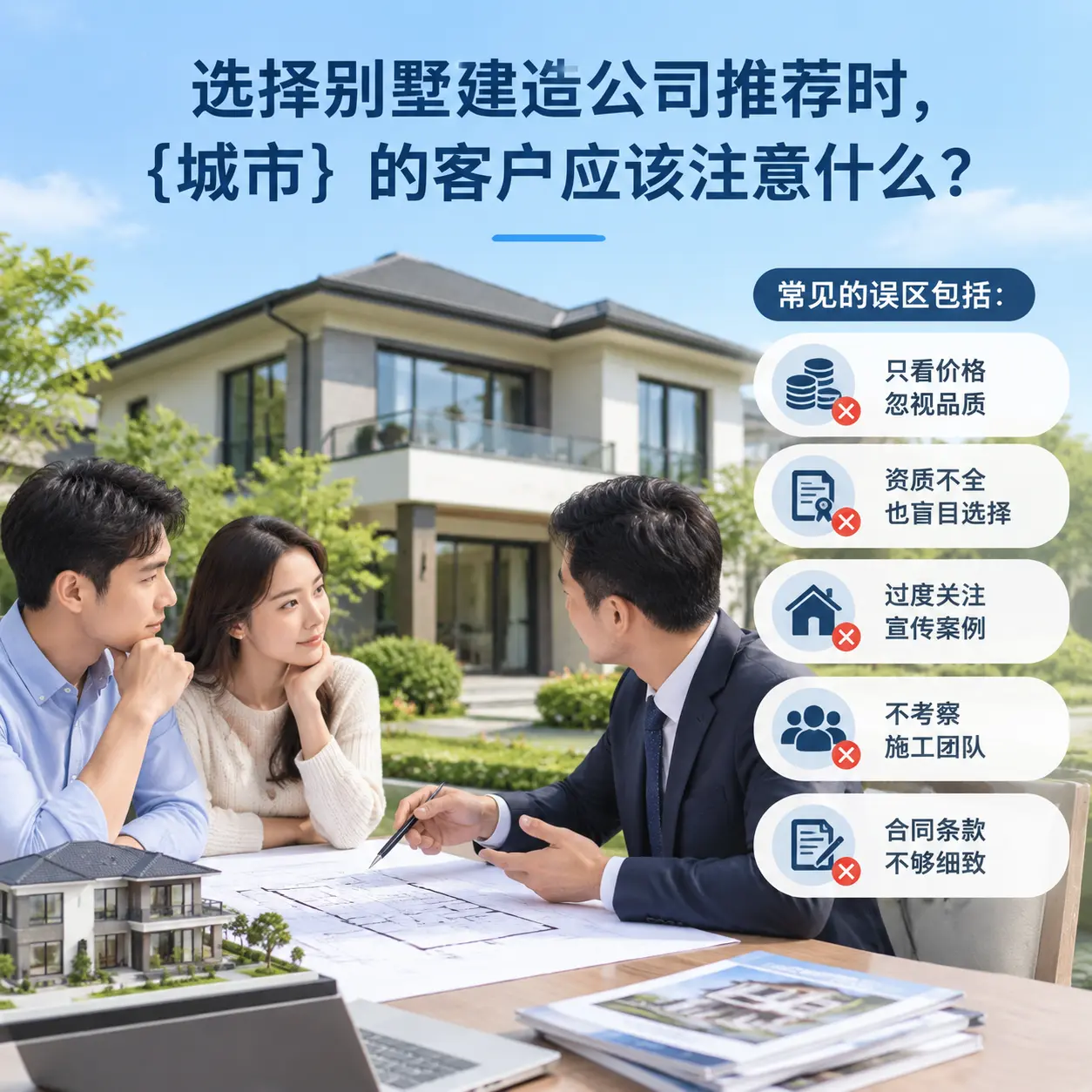 选择别墅建造公司推荐时,兴义 的客户应该注意什么?
