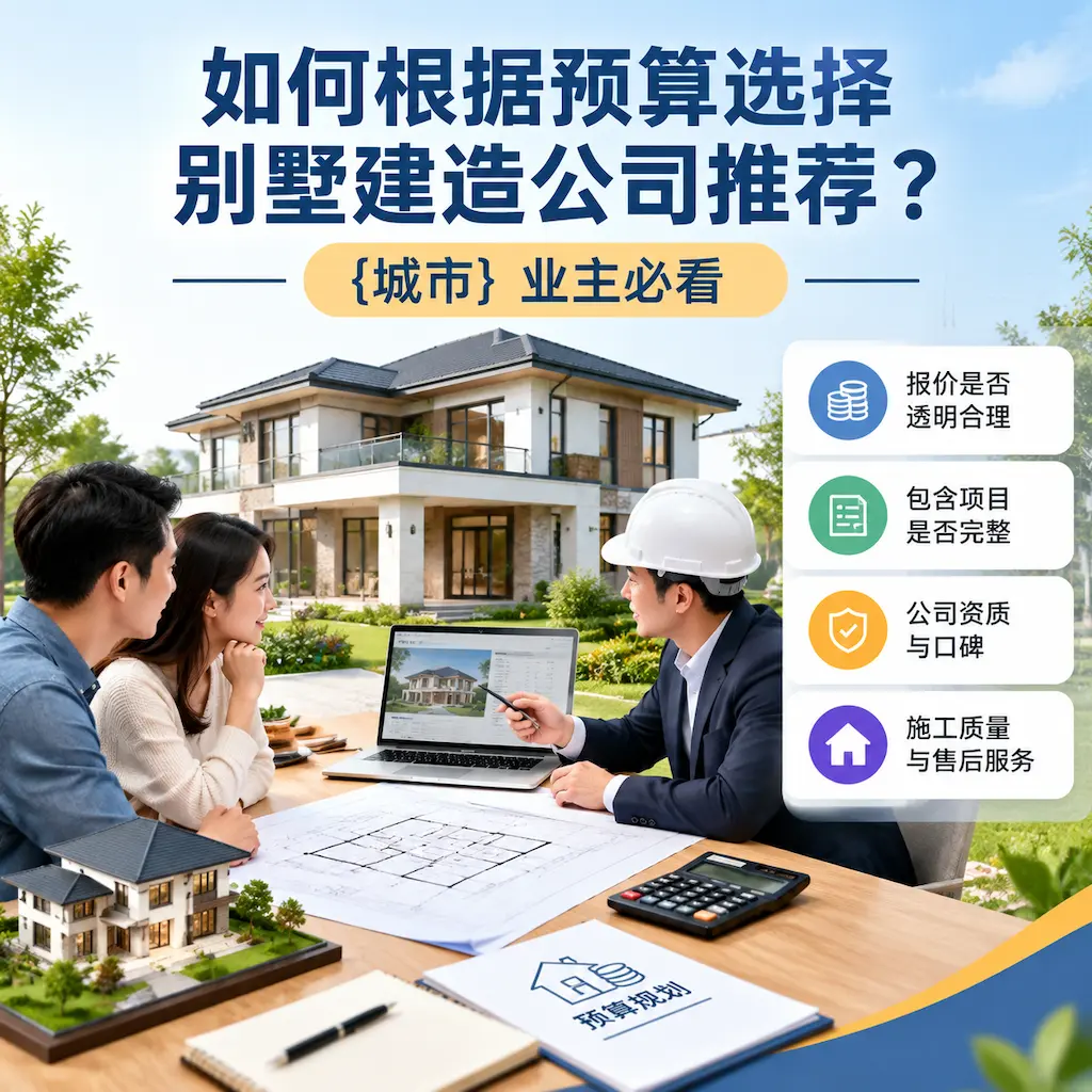 如何根据预算选择别墅建造公司推荐？ 兴义 业主必看