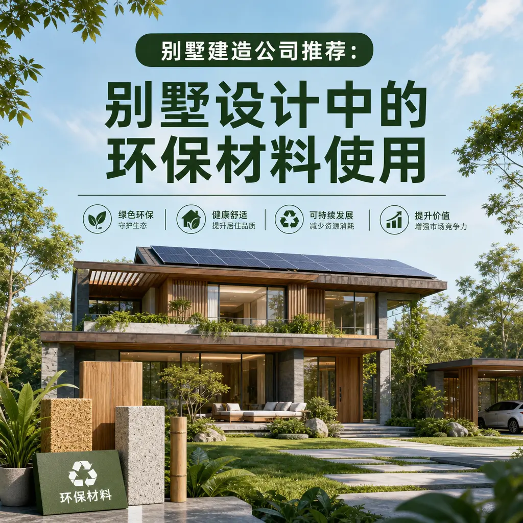 别墅建造公司推荐： 兴义 别墅设计中的环保材料使用